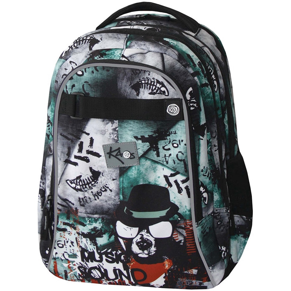 Ghiozdan Kaos 2 In 1 Music Sound 48x33x23CM