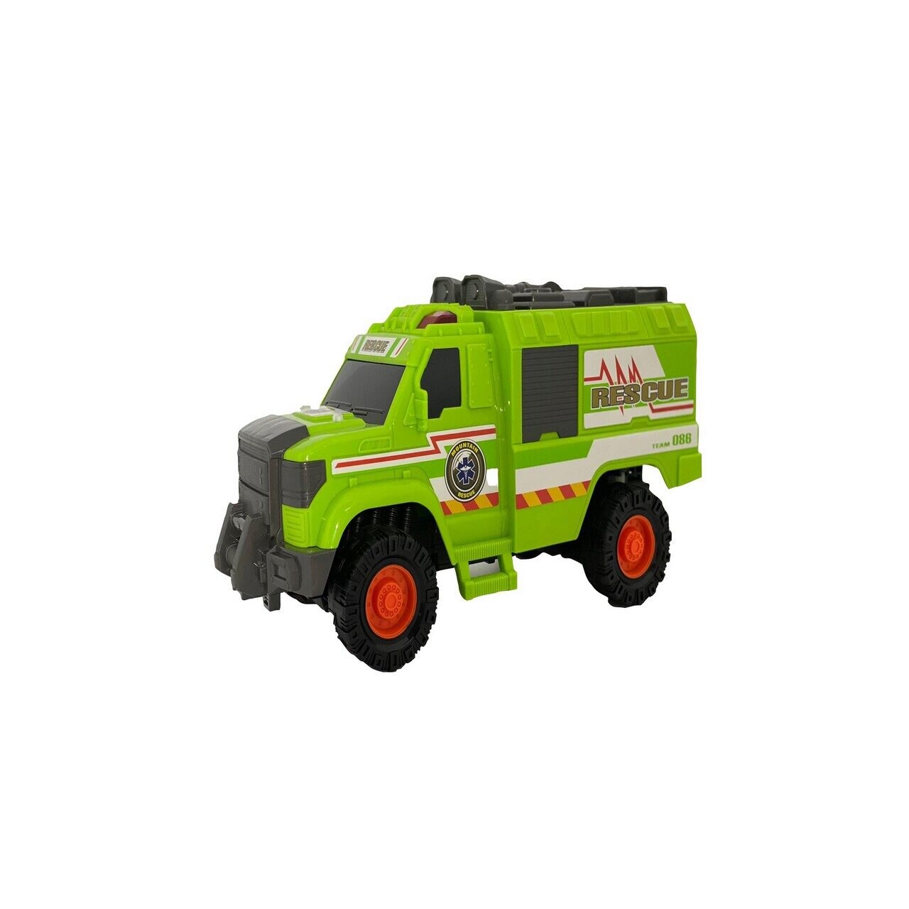 Masina Off Road 1:12 Ambulanta, Mk toys, MKK929319, plastic, verde, + 3 ani