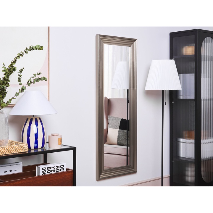 Ezüst falitükör 50 x 130 cm CHATAIN