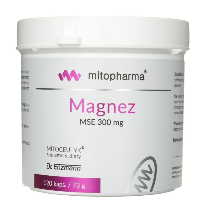 Supliment alimentar Dr. Enzmann Magnez MSE, 300 mg, 120 capsule