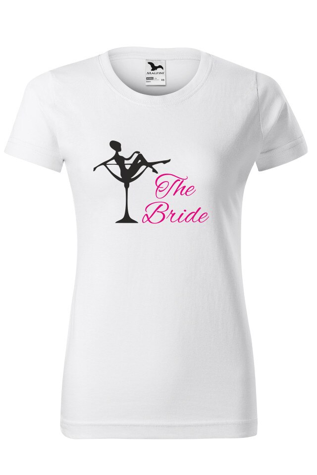 tricou the bride alb, Alb