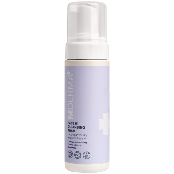 Spuma de curatare pentru ten MDerma, FACE61, 150 ml