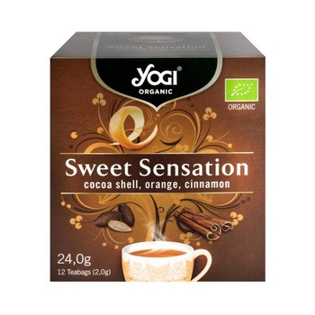 Ceai Sweet Sensation Bio 12 plicuri Yogi Tea Ceai Sweet Sensation Bio 12 plicuri Yogi Tea