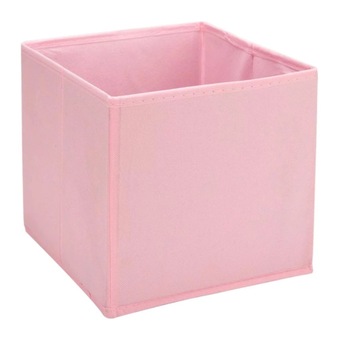Cutie pliabila, pentru depozitare, roz, 30x30x30 Cutie pliabila, pentru depozitare, roz, 30x30x30