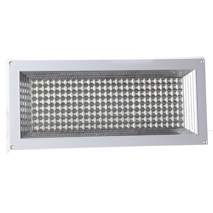 Plafoniera dreptunghiulara LED, 22w, geam clar, IP30