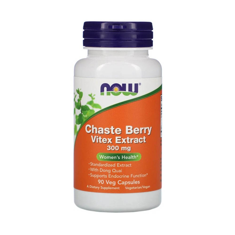 Chaste Berry Vitex Extract (Fertilitate), 300mg, Now Foods, 90 capsule ...