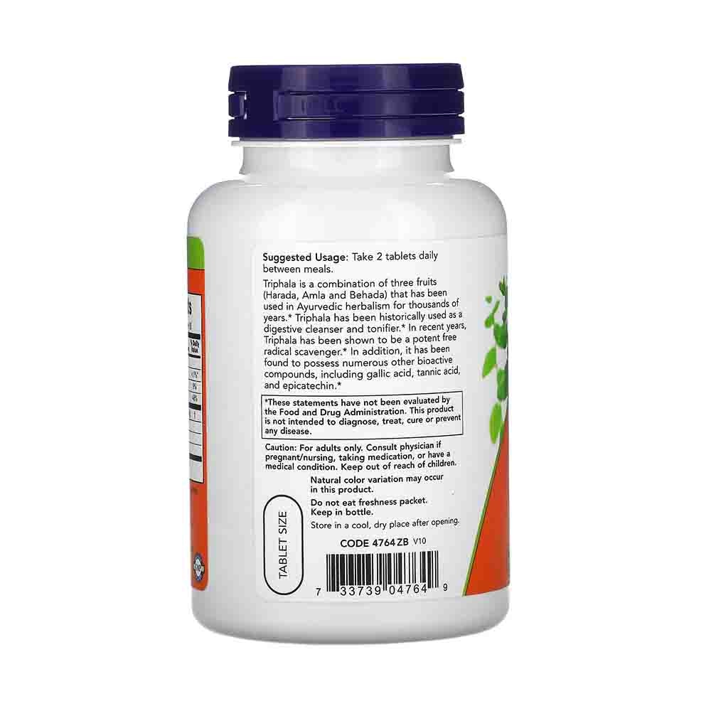 Triphala (Ayurvedica Rasayana), 500mg, Now Foods, 120 tablete eMAG.ro