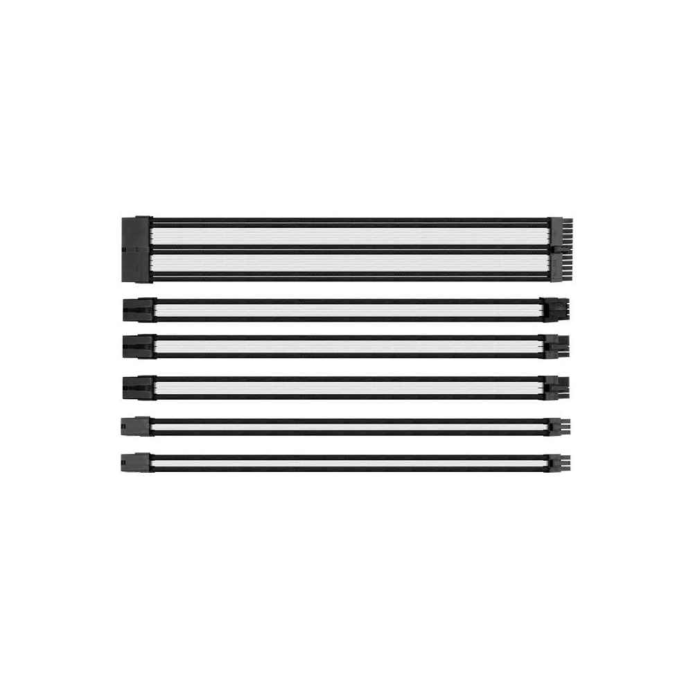 Kit cabluri prelungire impletitе Thermaltake TtMod Negru/ALb