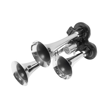 Claxon 3 pipe pentru compresor aer 12/24V Claxon 3 pipe pentru compresor aer 12/24V
