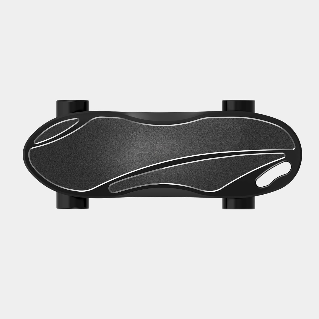 Skateboard electric cu 1 motor pe curea 71 cm 2x4 900W