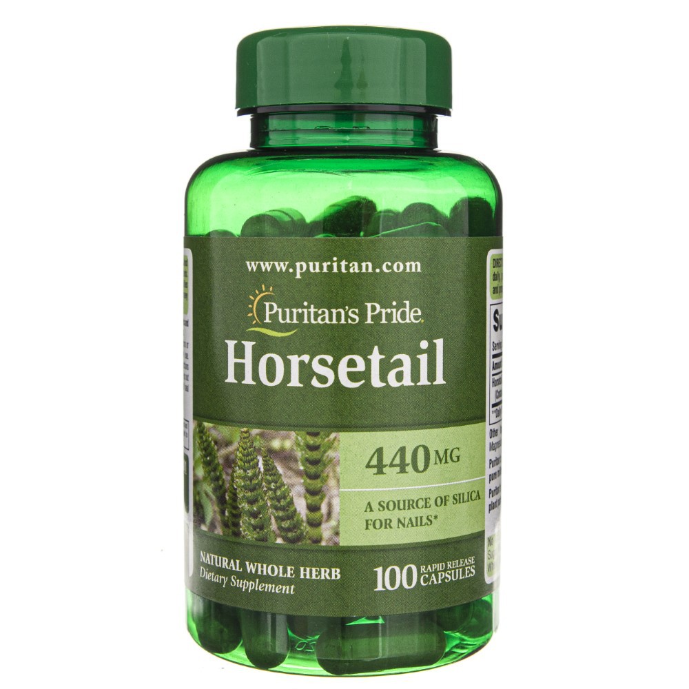 Supliment alimentar, Puritan's Pride, Horsetail, 440 mg, 100 capsule