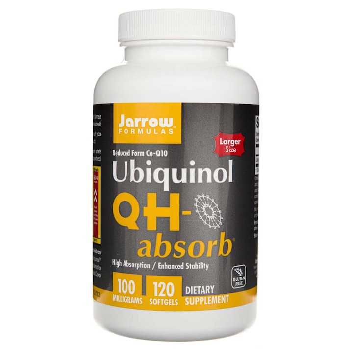 Supliment alimentar Jarrow Formulas, QH-absorb Ubiquinol, 100 mg, 120 capsule