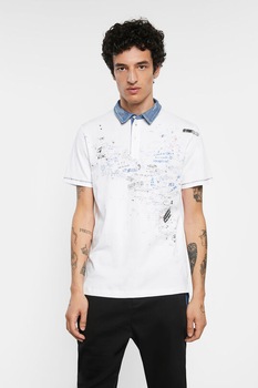 Tricou polo, Desigual , Regular fit Tricou polo, Desigual , Regular fit