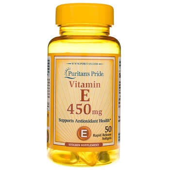 Supliment alimentar, Puritan's Pride, Vitamina E, 450 mg, 50 capsule Supliment alimentar, Puritan's Pride, Vitamina E, 450 mg, 50 capsule