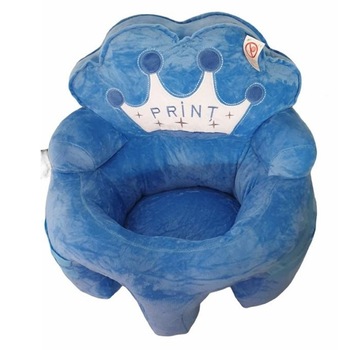 Fotoliu bebe cu spatar - Printul bleu, Krista® 53x53x50 cm Fotoliu bebe cu spatar - Printul bleu, Krista® 53x53x50 cm