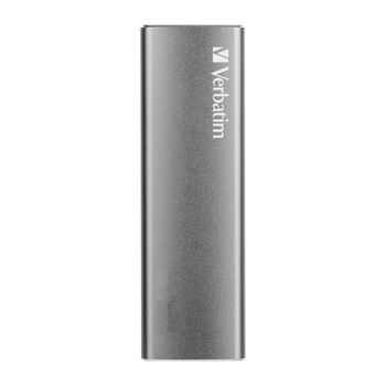SSD extern Verbatim Vx500 480GB, USB 3.1 Gen 2 Type-C, Gri SSD extern Verbatim Vx500 480GB, USB 3.1 Gen 2 Type-C, Gri