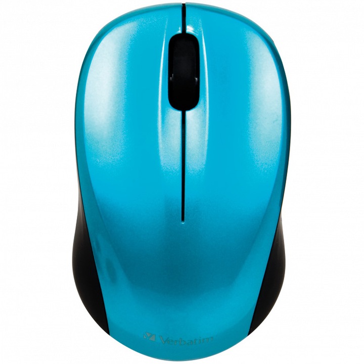 Mouse wireless Verbatim Go Nano,1600 dpi, USB, Blue