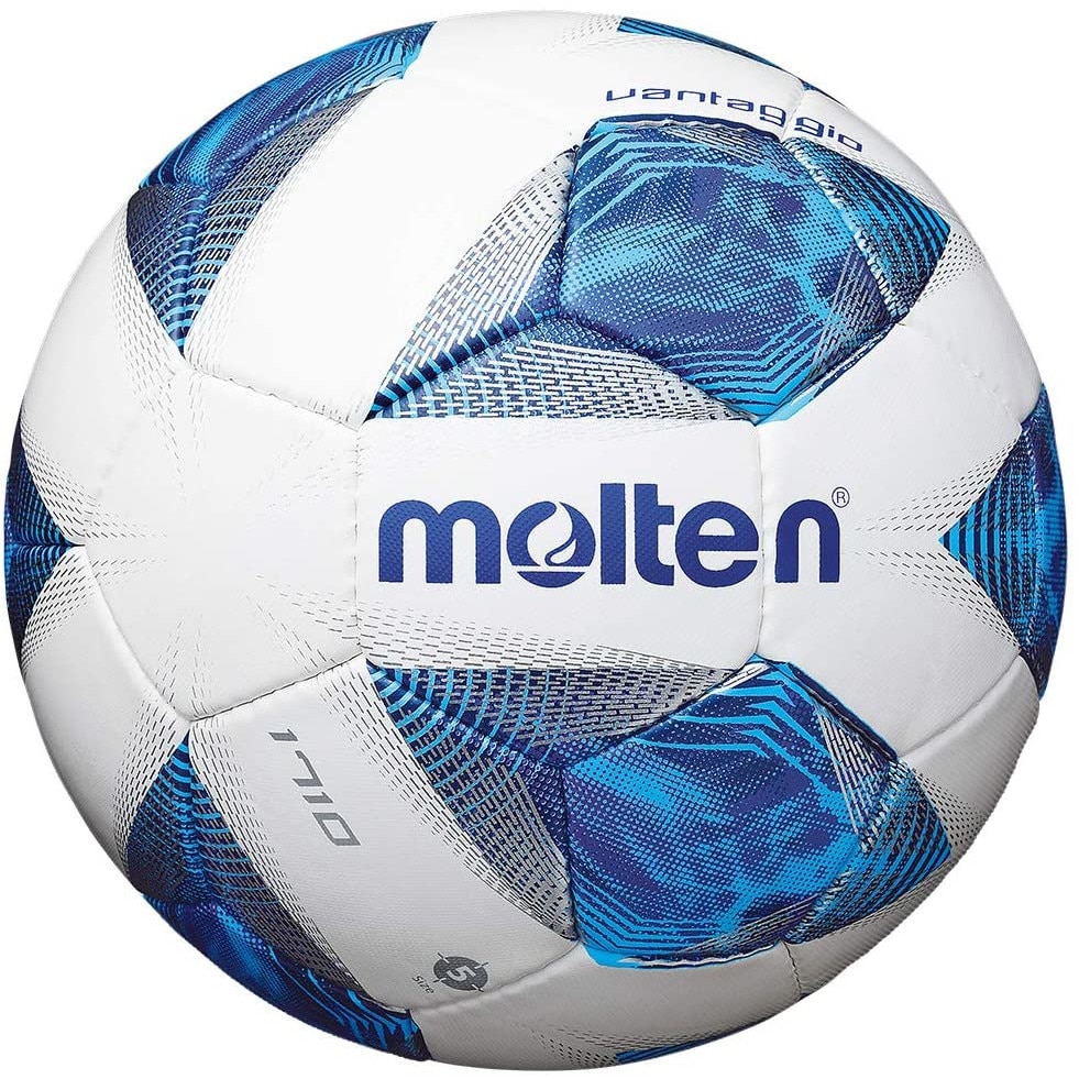 Minge fotbal Molten F5A1710, marime 5, pentru antrenament, piele PVC/PU
