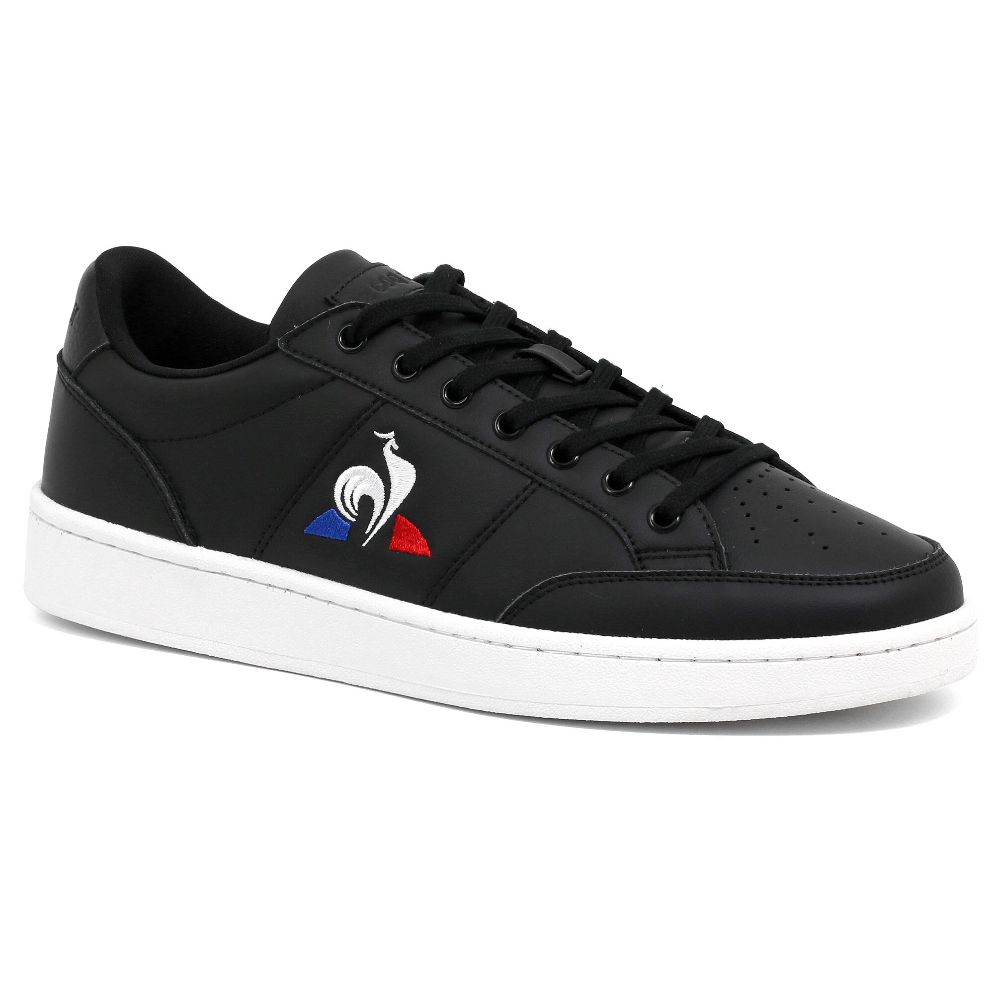 Pantofi sport Le Coq Sportif COURT NET SPORT, Piele naturala, Negru, Negru