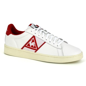 Pantofi sport Le Coq Sportif CLASSIC SOFT, Piele naturala, Alb/Rosu, Alb/Rosu Pantofi sport Le Coq Sportif CLASSIC SOFT, Piele naturala, Alb/Rosu, Alb/Rosu