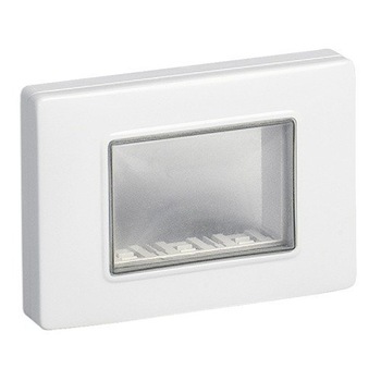Rama suport, aparataj, pentru exterior, cadru modular, alb, 3 module, ip55, 14943.01, Vimar, Plana Rama suport, aparataj, pentru exterior, cadru modular, alb, 3 module, ip55, 14943.01, Vimar, Plana