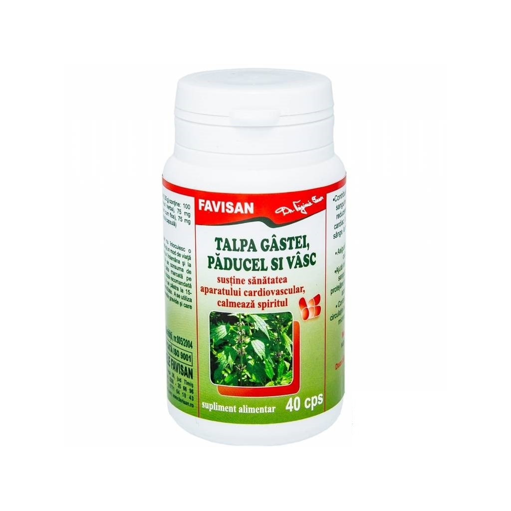 Talpa gastei paducel vasc 40 capsule Favisan