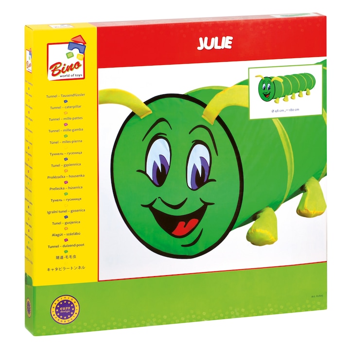 Tunel de joaca, Omida Vesela, verde, 180 cm