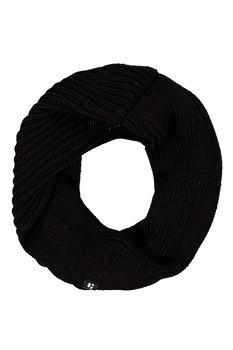 Garcia, Fular circular cu logo discret, Negru Garcia, Fular circular cu logo discret, Negru