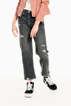 Garcia, Blugi din denim cu aspect deteriorat, Gri Garcia, Blugi din denim cu aspect deteriorat, Gri