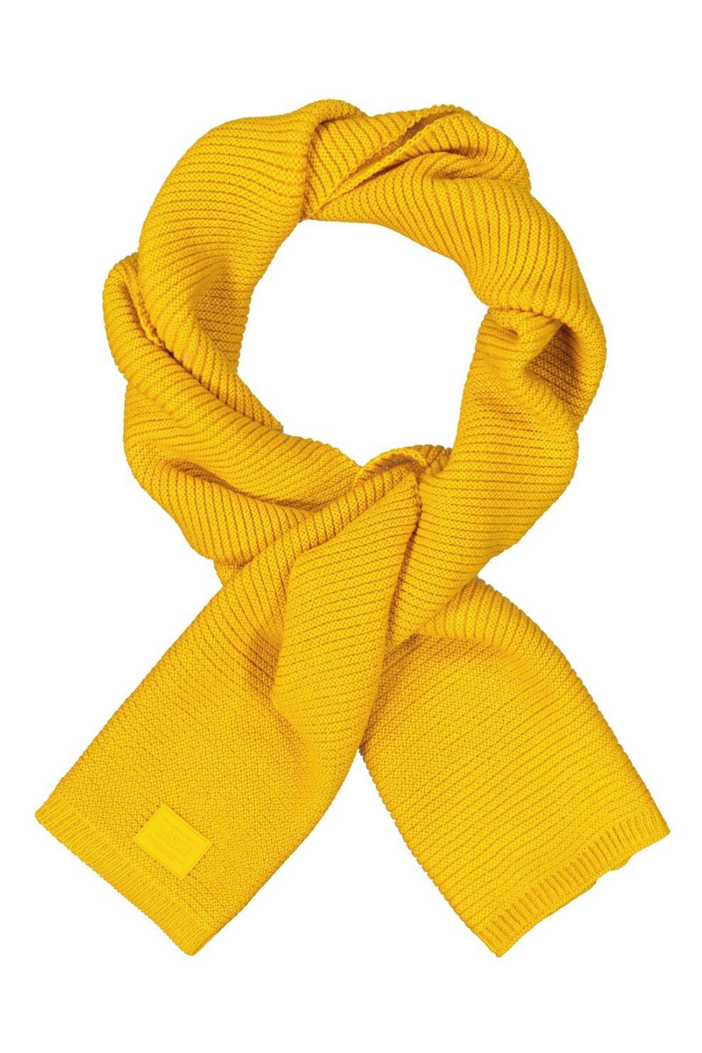 Garcia, Fular cu aspect striat si logo, Galben