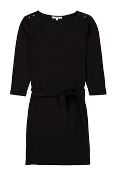 Garcia, Rochie midi din amestec de bumbac, Negru Garcia, Rochie midi din amestec de bumbac, Negru