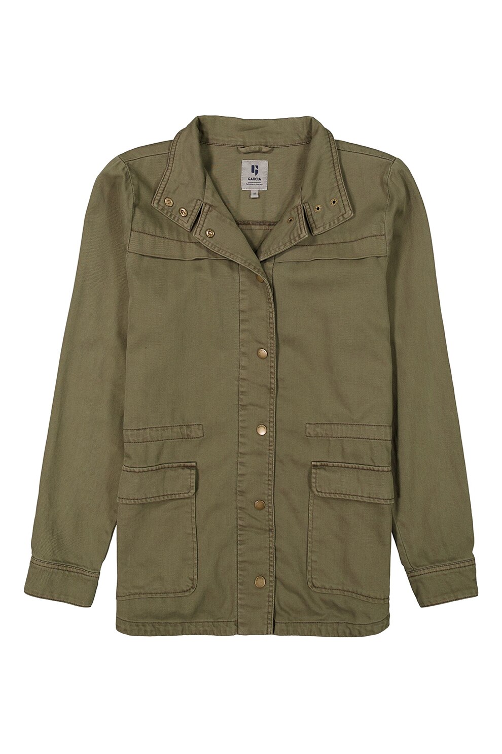 Garcia, Jacheta cu buzunare frontale, Verde sparanghel