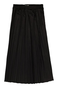 Garcia, Fusta mini cu pliuri si talie elastica, Negru Garcia, Fusta mini cu pliuri si talie elastica, Negru