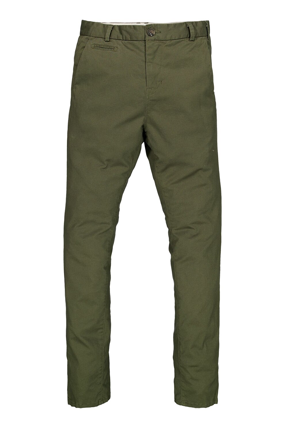Garcia, Pantaloni slim fit cu buzunar pentru monede, Verde sparanghel