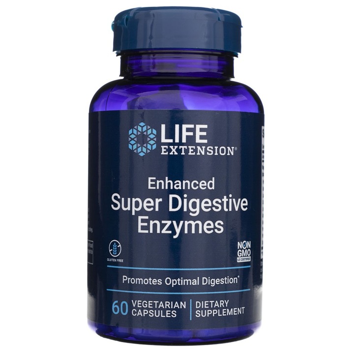 Super Digestive Enzymes, Life Extension, 60 capsule