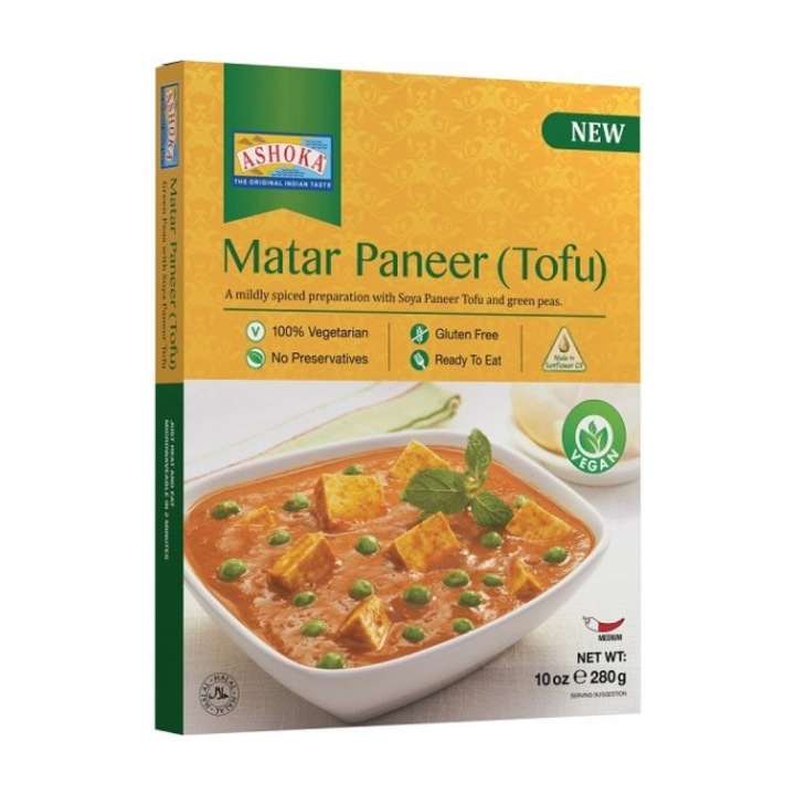 Mancare instant, Ashoka, Matar Paneer - Tofu 280g - Ashoka