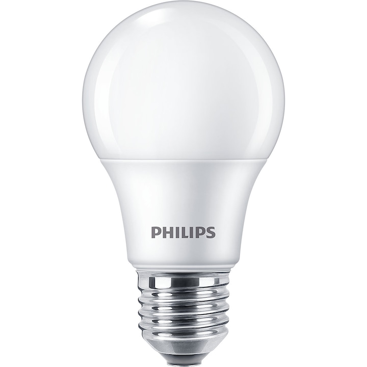Philips E27 LED izzó, 8W, 806lm, 2700K, meleg fehér, 3db