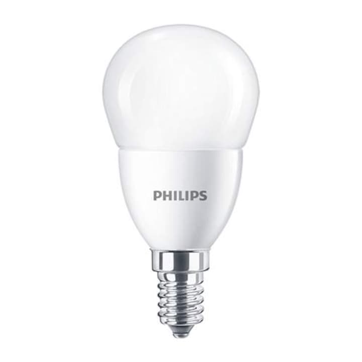 Philips E14 LED izzó, 7W, 830lm, 6500K, daylight