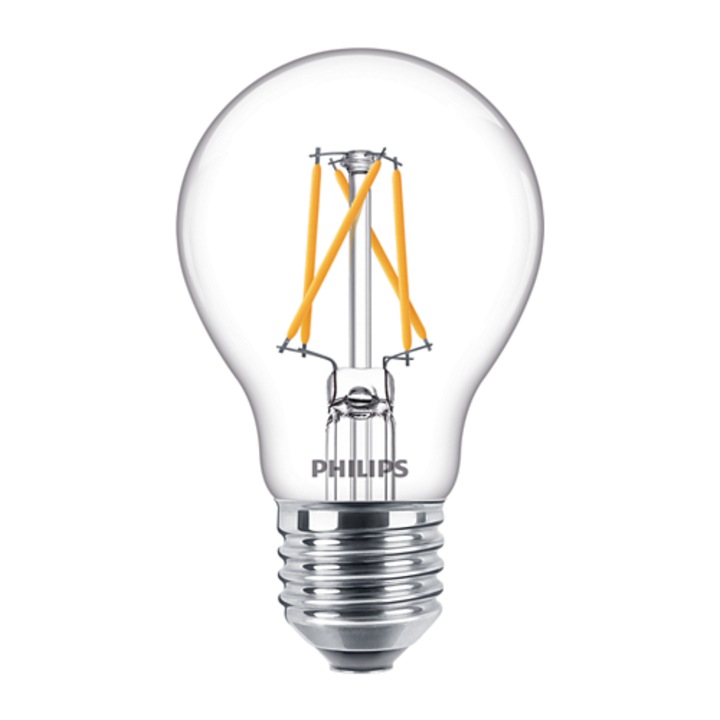 Philips E27 LED izzó, 7,5W, 806/320/150lm, 2700-2200K