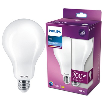 Bec LED Philips Classic A95, 23W (200W), 3452 lm, lumina naturala rece (6500K) Bec LED Philips Classic A95, 23W (200W), 3452 lm, lumina naturala rece (6500K)