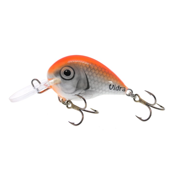 Vobler clean Wobbler Vidra Atomic Chub 3.5cm, 6gr, Sinking, SFO (Silver Fluo-Orange)