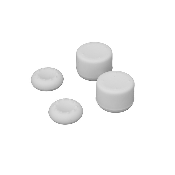 White Shark PS5-817W WHEEZER-W, PS5 szilikon gombsapka, fehér, 4 db