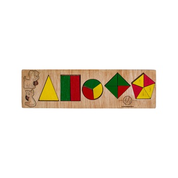 Puzzle din lemn Personalizabil HandyHands - Forme Geometrice catel si pisica 50 cm x 15 cm Puzzle din lemn Personalizabil HandyHands - Forme Geometrice catel si pisica 50 cm x 15 cm