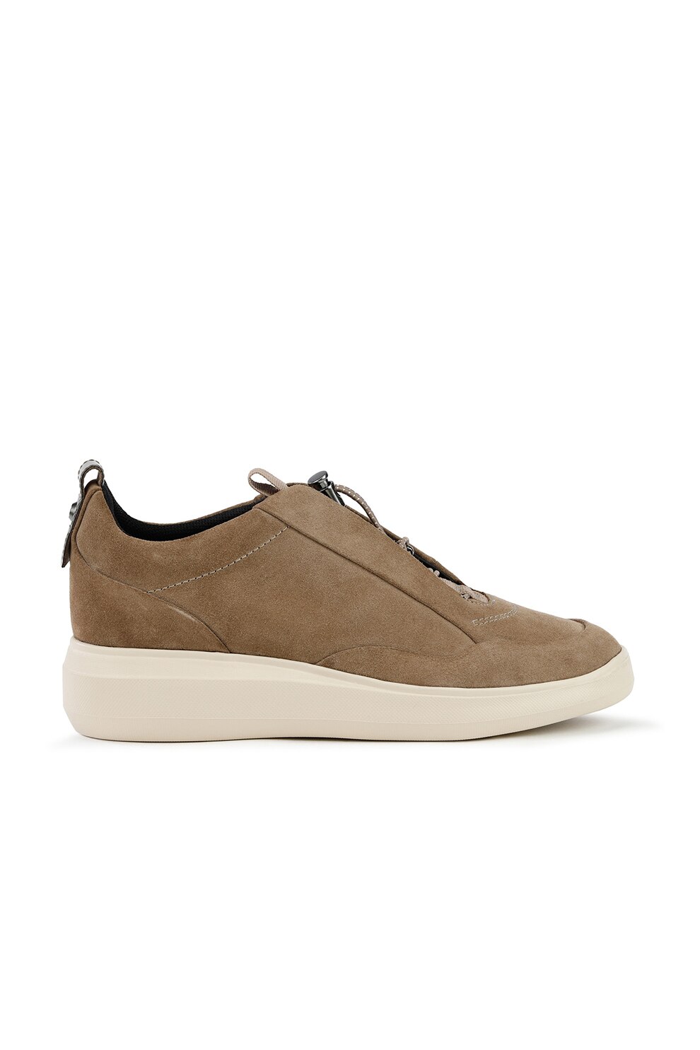 Geox, Pantofi sport de piele intoarsa Rubidia, Maro camel