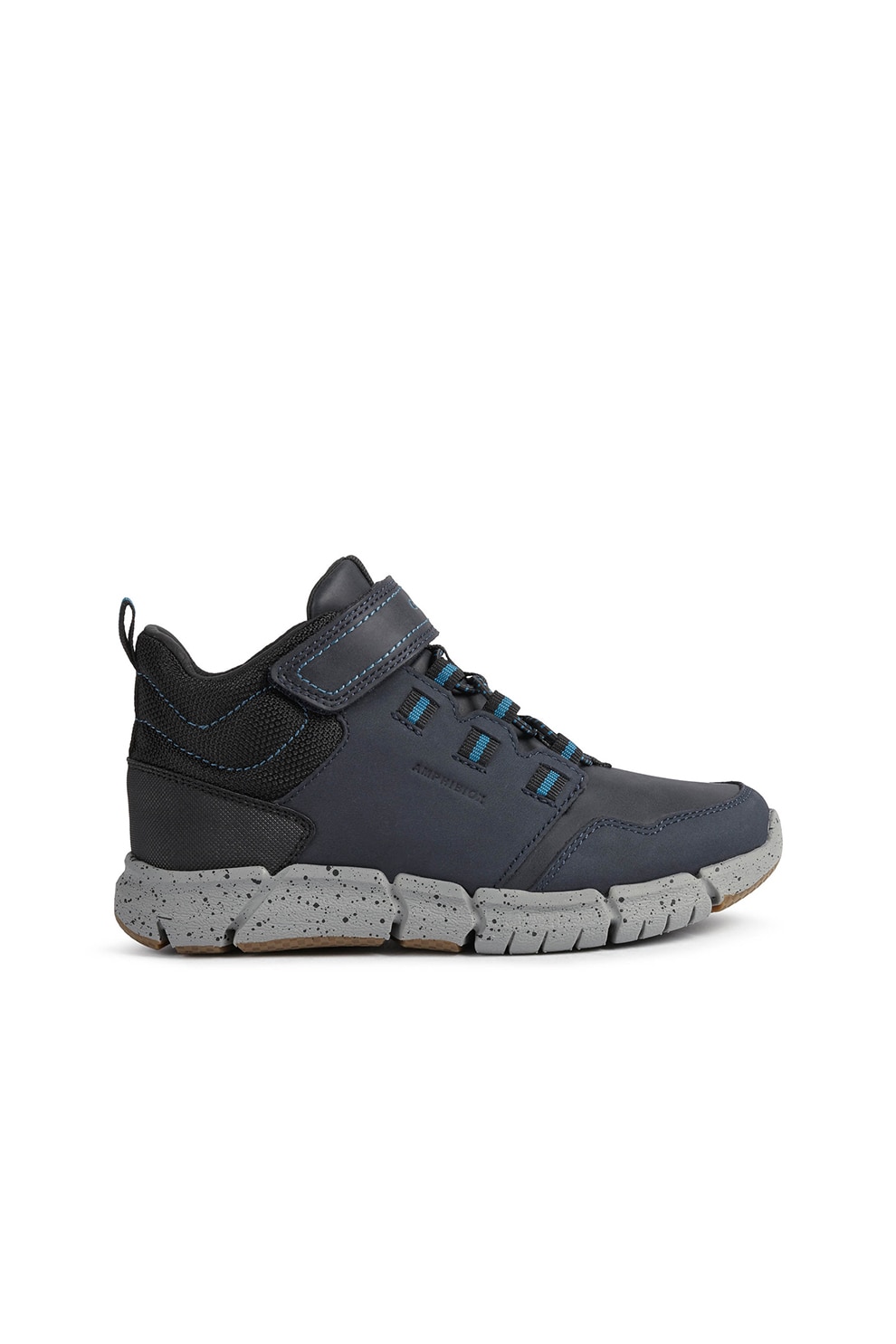 Geox, Ghete cu garnituri de piele Flexyper, Bleumarin, 29 EU