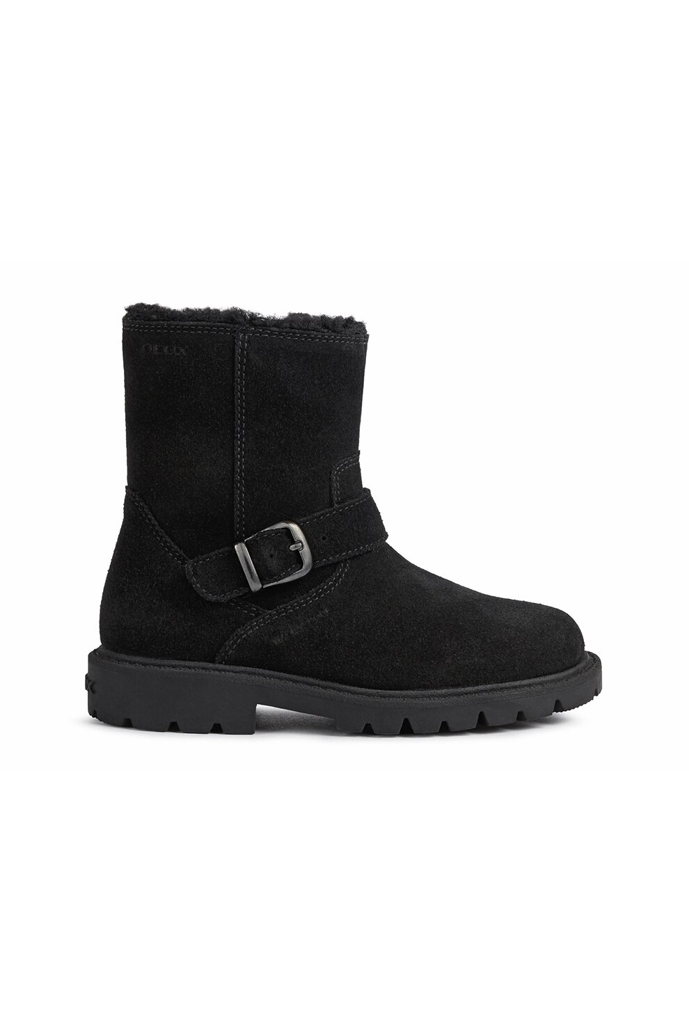 Geox, Ghete de piele intoarsa Shaylax, Negru