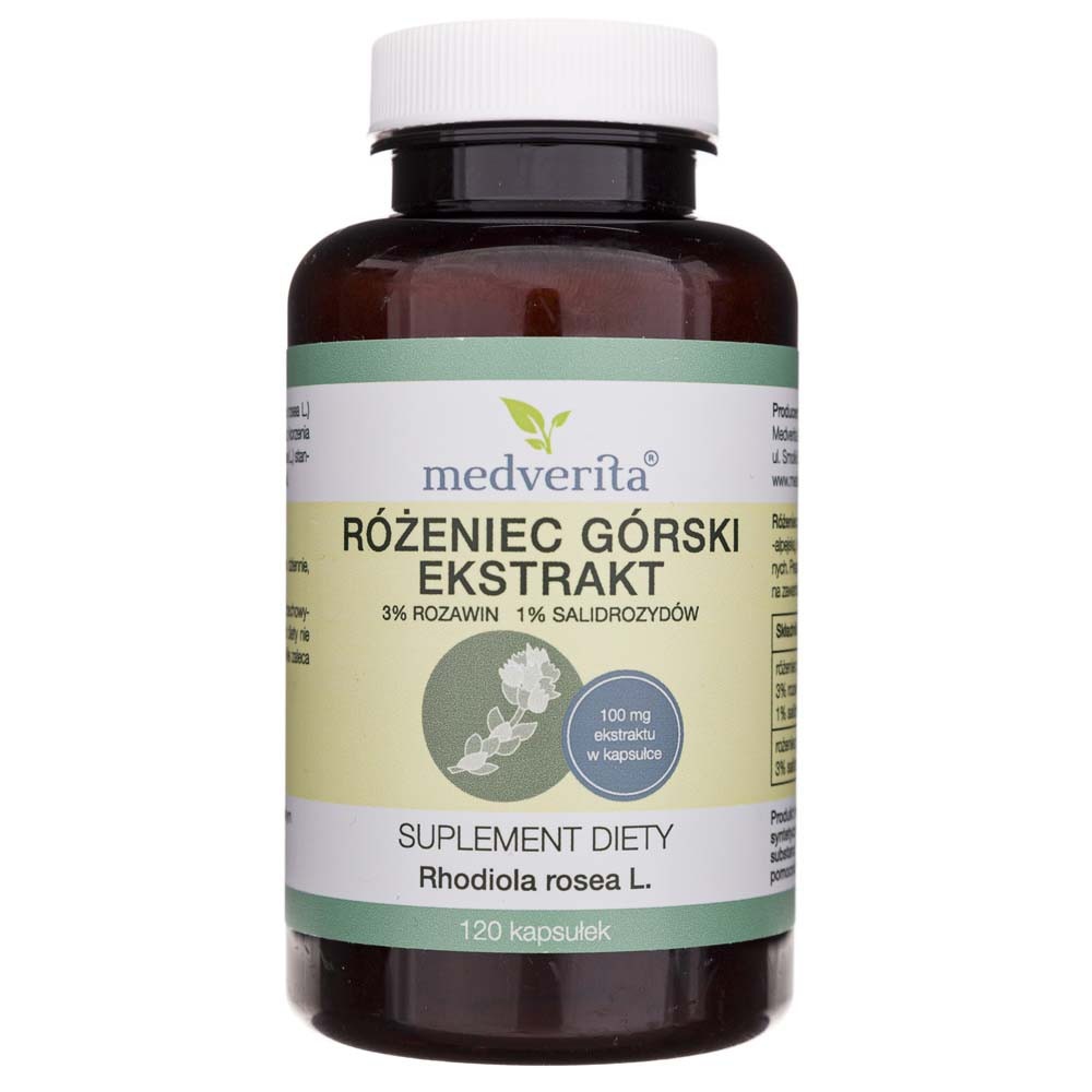 Supliment alimentar Medverita, Extract de rozariu, 120 capsule