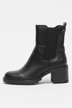 MTNG, Botine Chelsea din piele ecologica Mayo, Negru MTNG, Botine Chelsea din piele ecologica Mayo, Negru