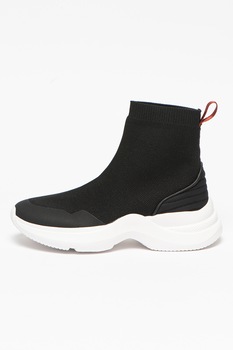 MTNG, Pantofi sport wedge slip-on, Negru MTNG, Pantofi sport wedge slip-on, Negru