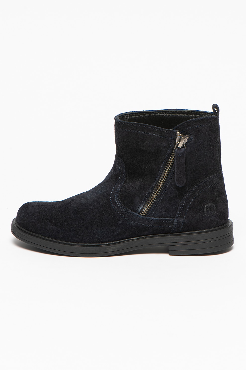 MTNG, Ghete de piele intoarsa cu fermoar, Bleumarin inchis